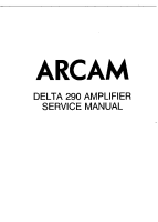 Arcam DELTA-290 - Service Manual 